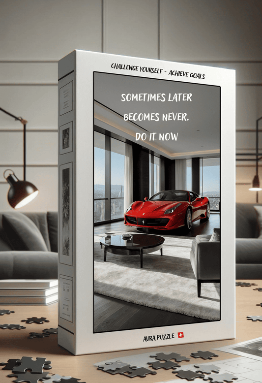 High-Quality Ferrari in the Living Room Jigsaw Puzzle