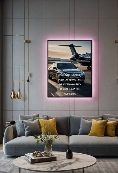 High-Quality Private jet and Mercedes Jigsaw Puzzle