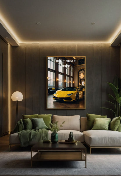 High-Quality Lamborghini Living Room Jigsaw Puzzle